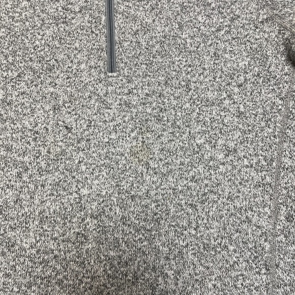 Patagonia Worn Wear Better Sweater Womens Medium Heather Gray Fleece Jersey Trim - Picture 6 of 16